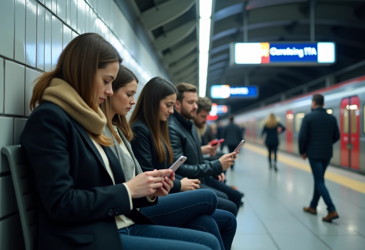 connexion  métro